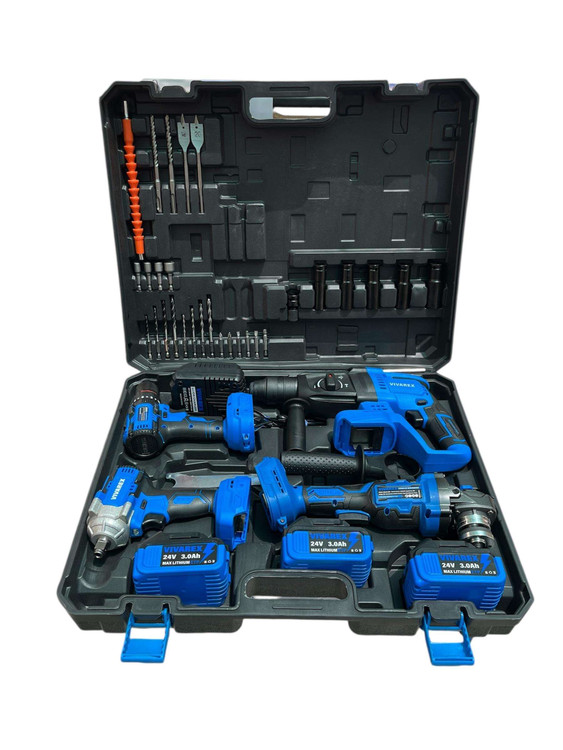 کیت شارژی براشلس 4 عددی ویوارکس مدل VR2404-BCK