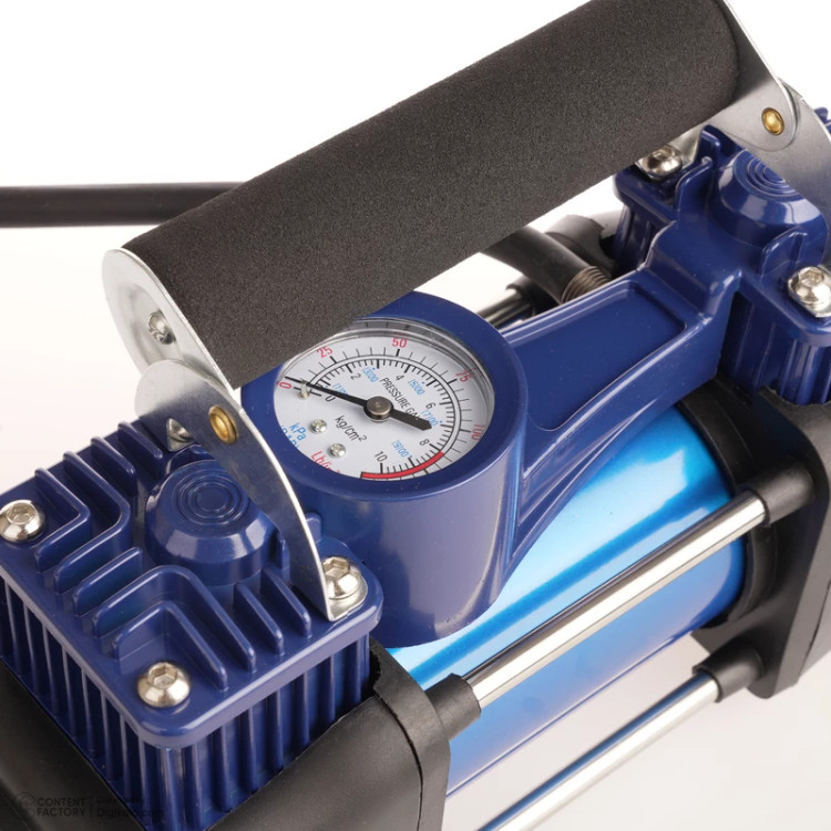 کمپرسور فندکی و برق شهری دو سیلندر ویوارکس مدل VR1207-ACT