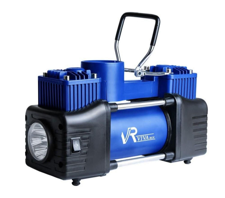 کمپرسور فندکی و برق شهری دو سیلندر ویوارکس مدل VR1207-ACT